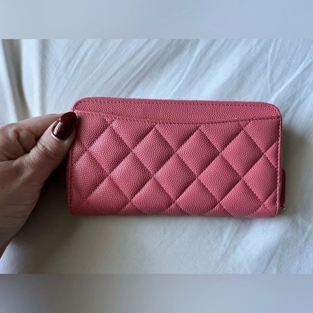 Authentic CHANEL Mini Wallet Matresse Rose - Picture 3 of 8
